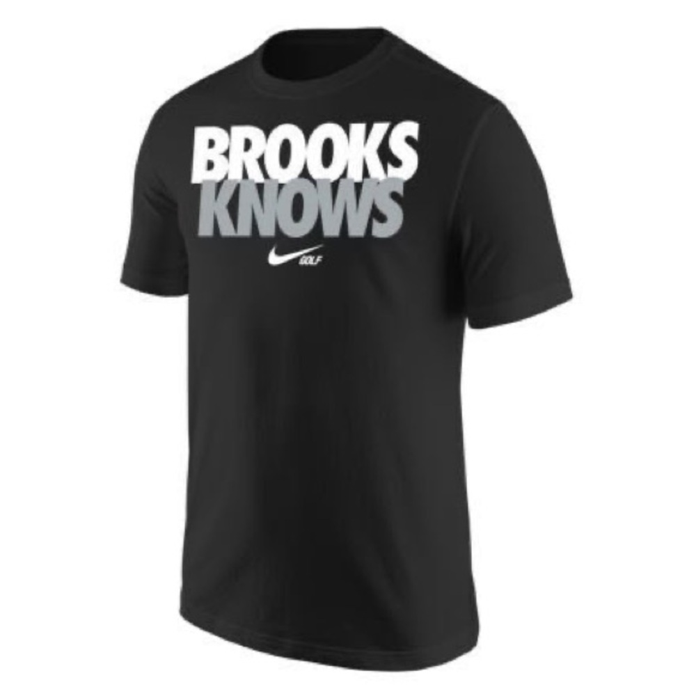 Nike RARE White BROOKS KNOWS GOLF LEGEND Tee